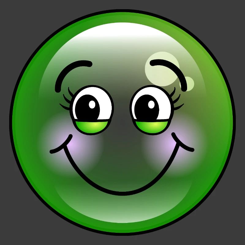 Cute Green Bubble