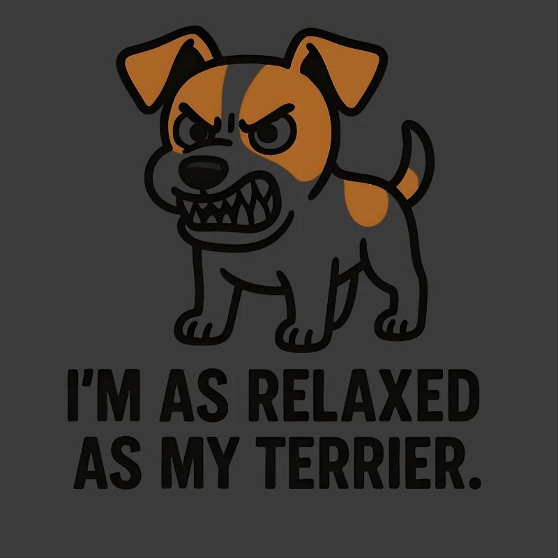 Terrier détendu disant