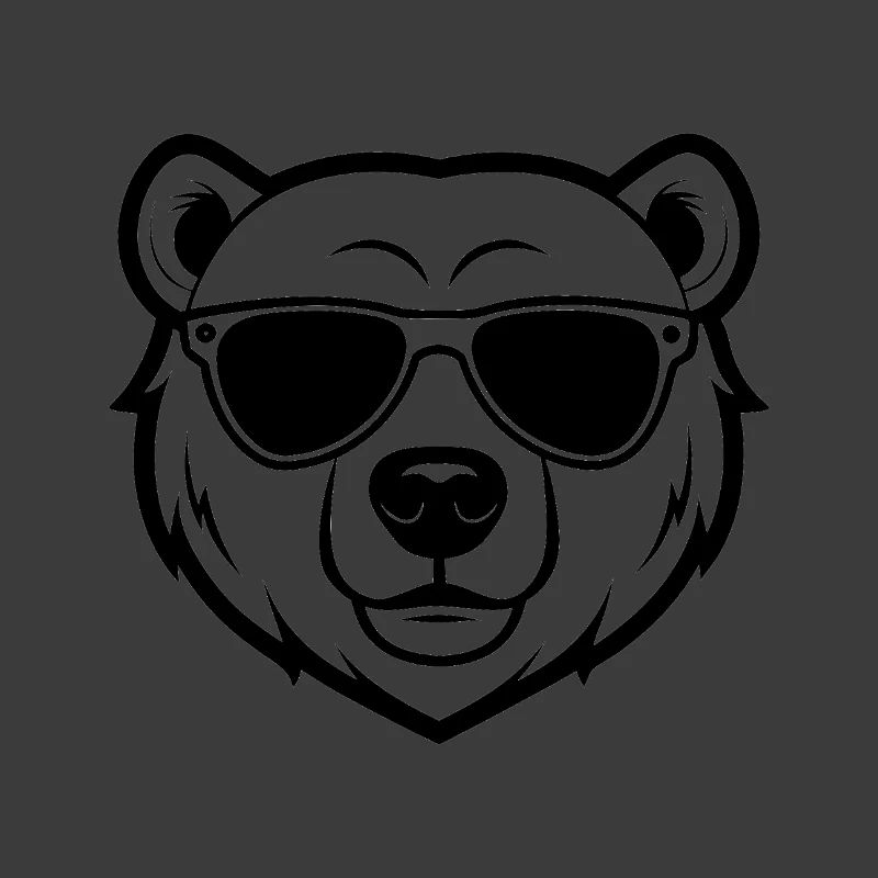 Polar bear face