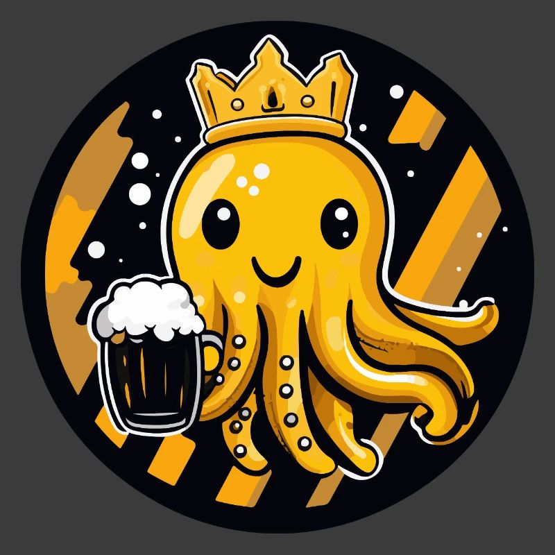 Qualle Bier Lustig