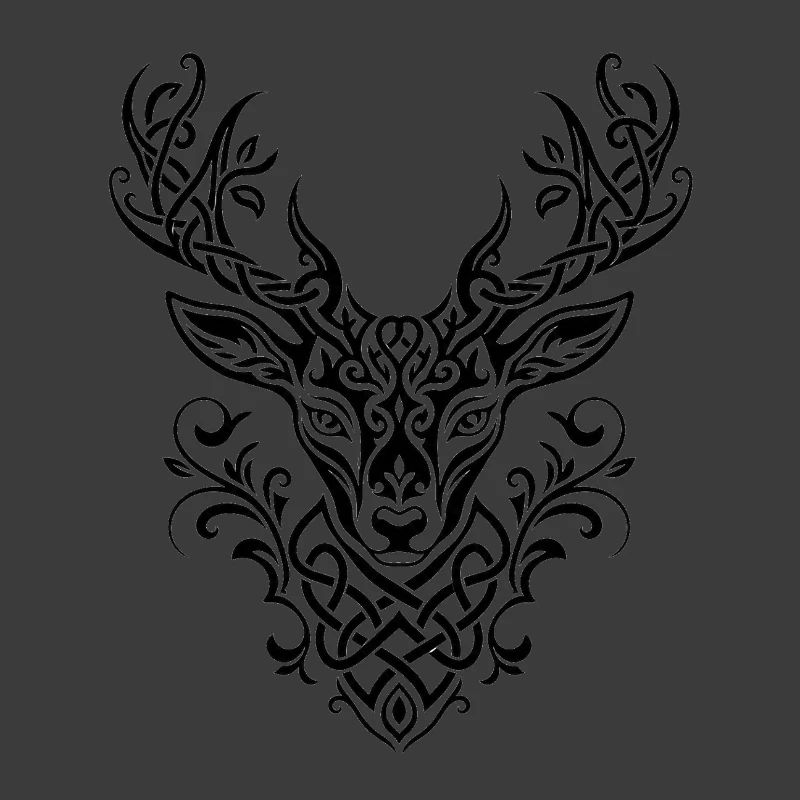Celtic Deer Head Knot Pattern
