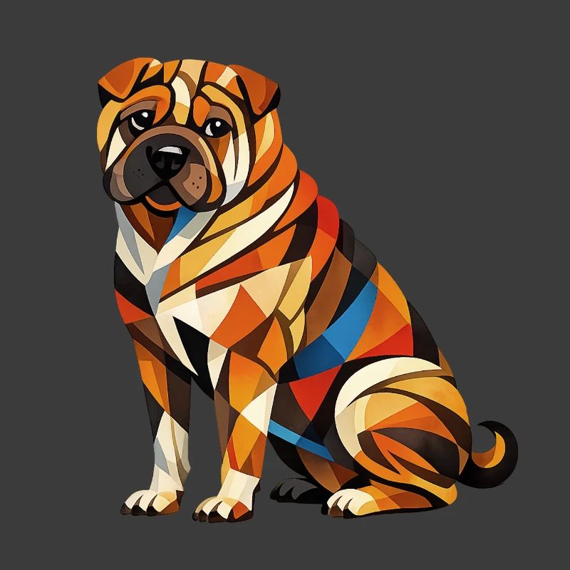 Shar pei Geometrisch
