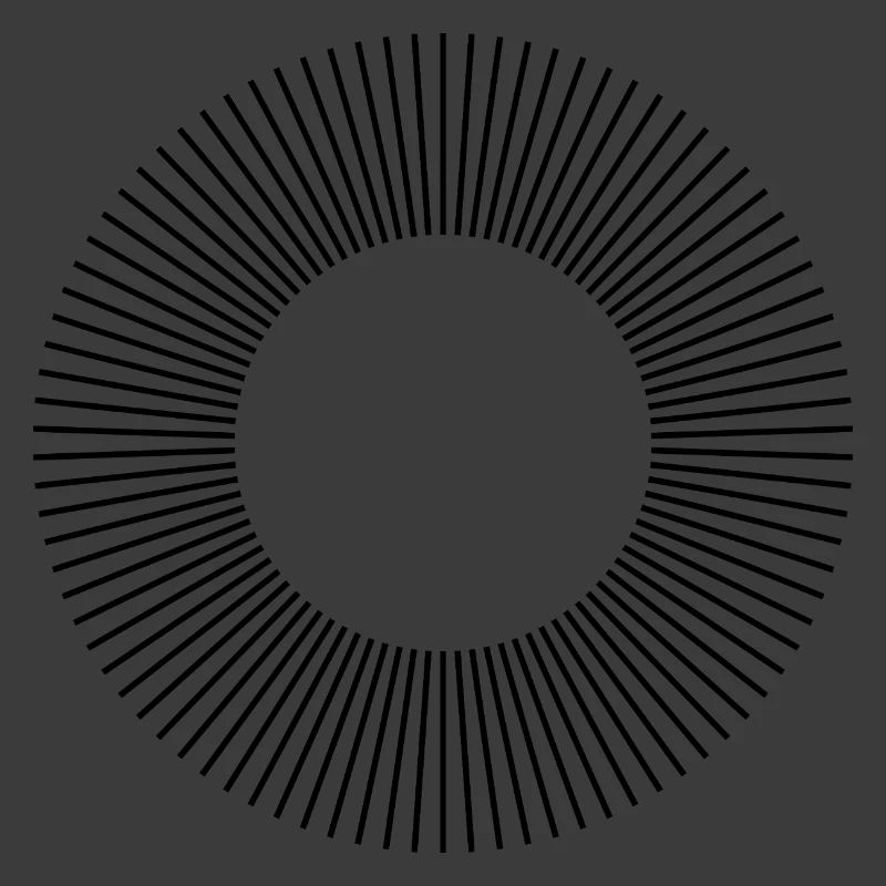 Linienkreis-Kompositionsdesign