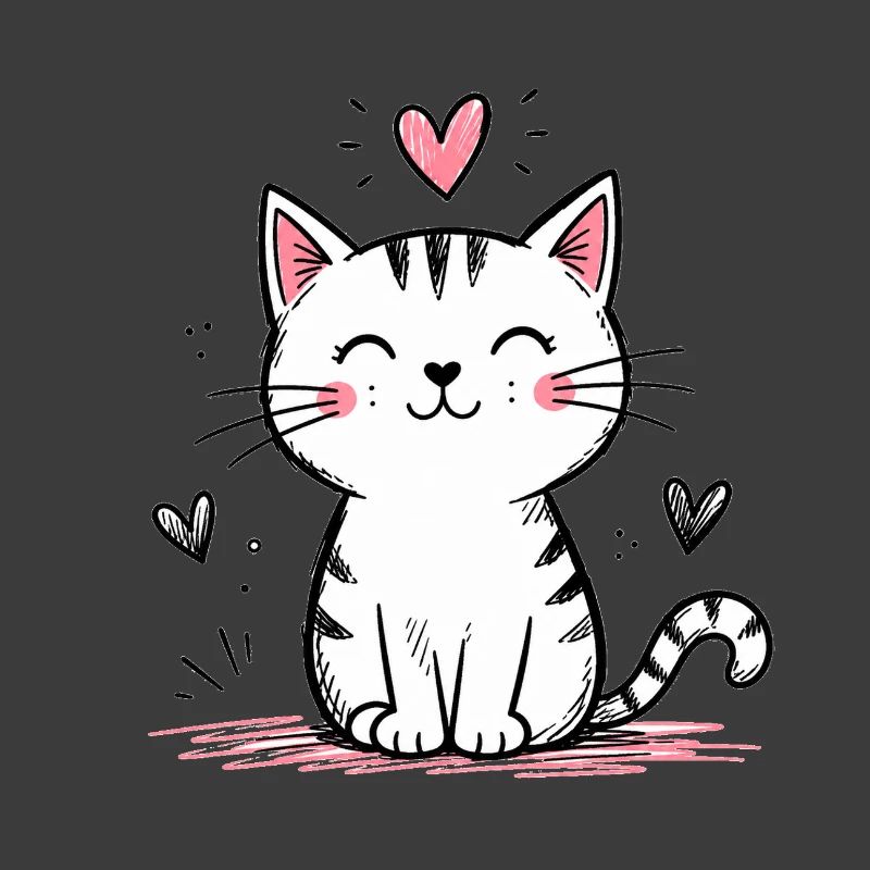 Cute Doodle Cat