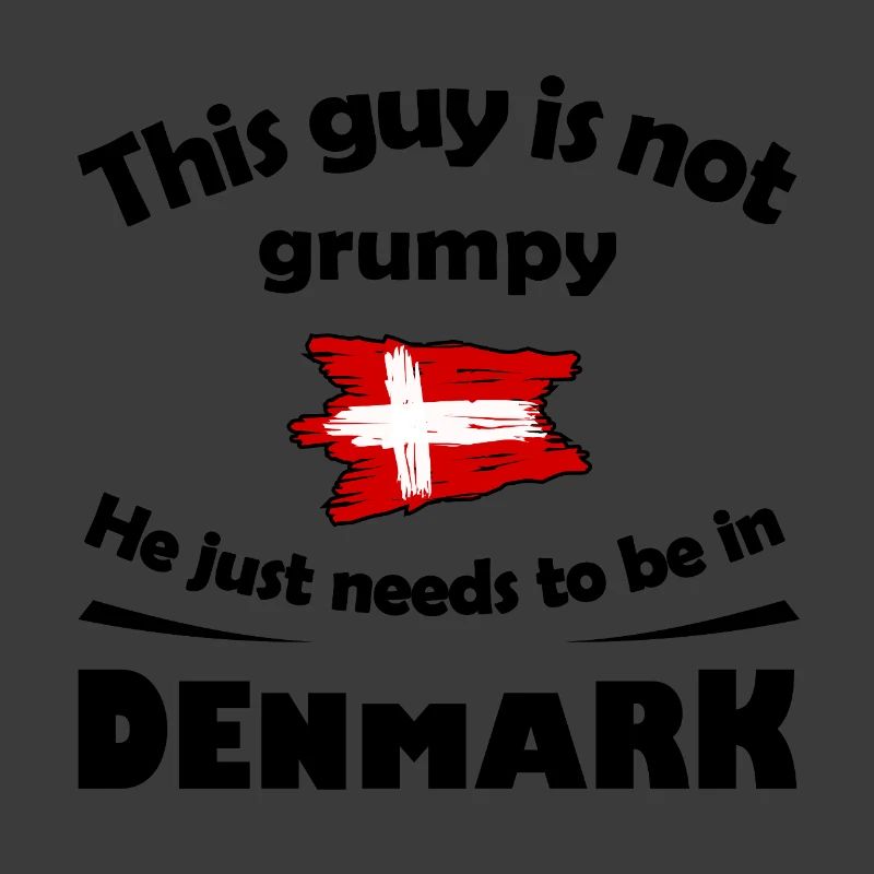 Dänemark Flagge im Pinselstil