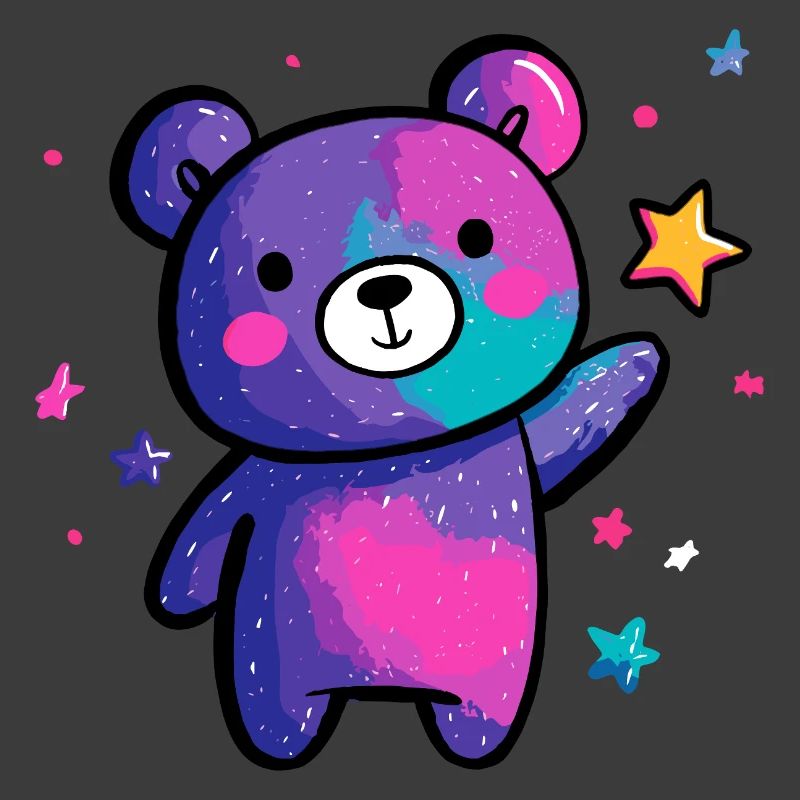 Kosmischer Panda Sternenzauber