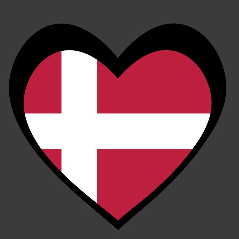 Danmark Sort Hjerte – Kærlighed til Danmark