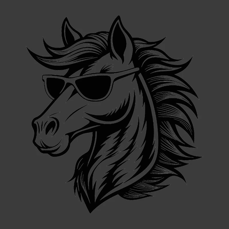 Tête de cheval cool