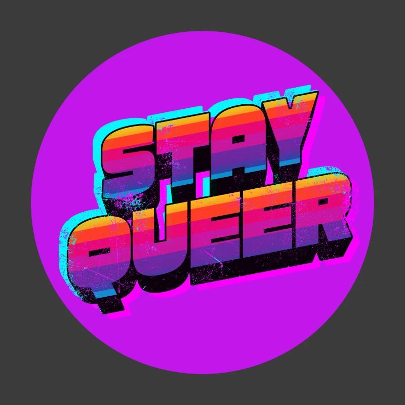 Reste queer rétro néon