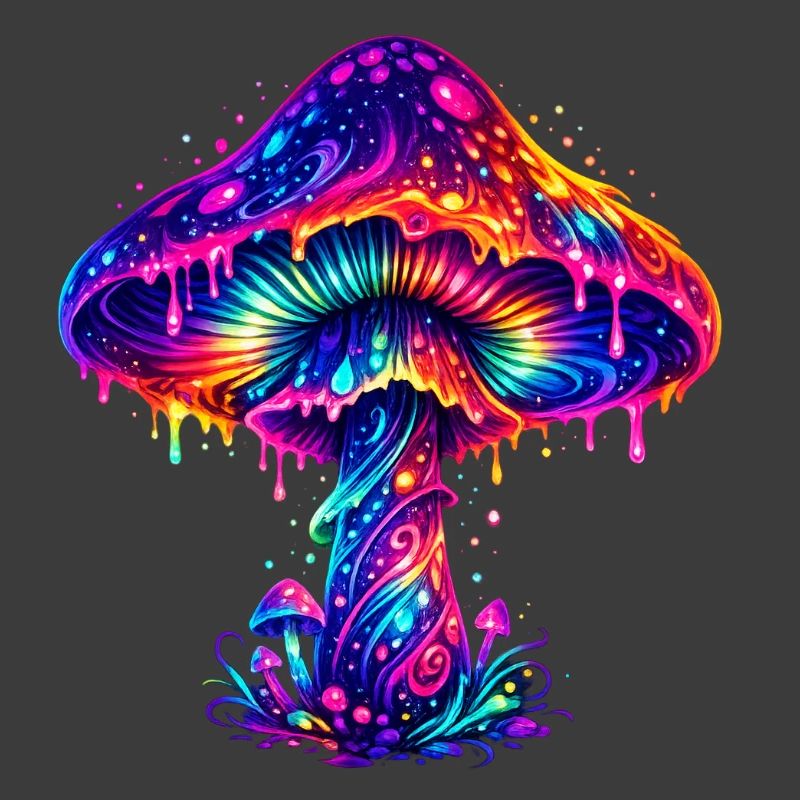 Psychedelischer Regenbogenpilz
