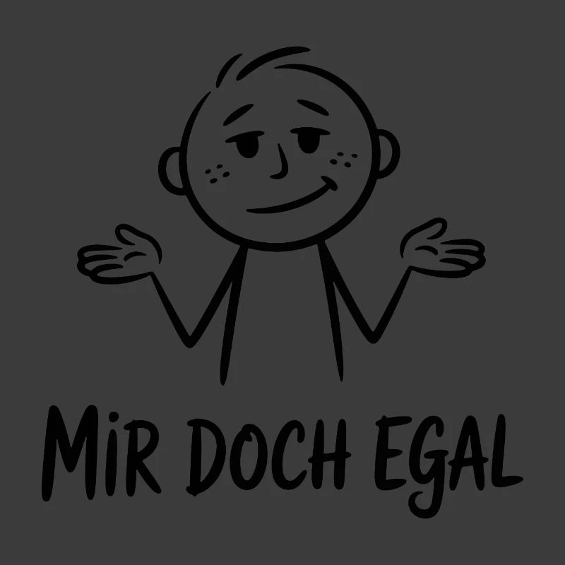 Mir Doch Egal Strichmännchen