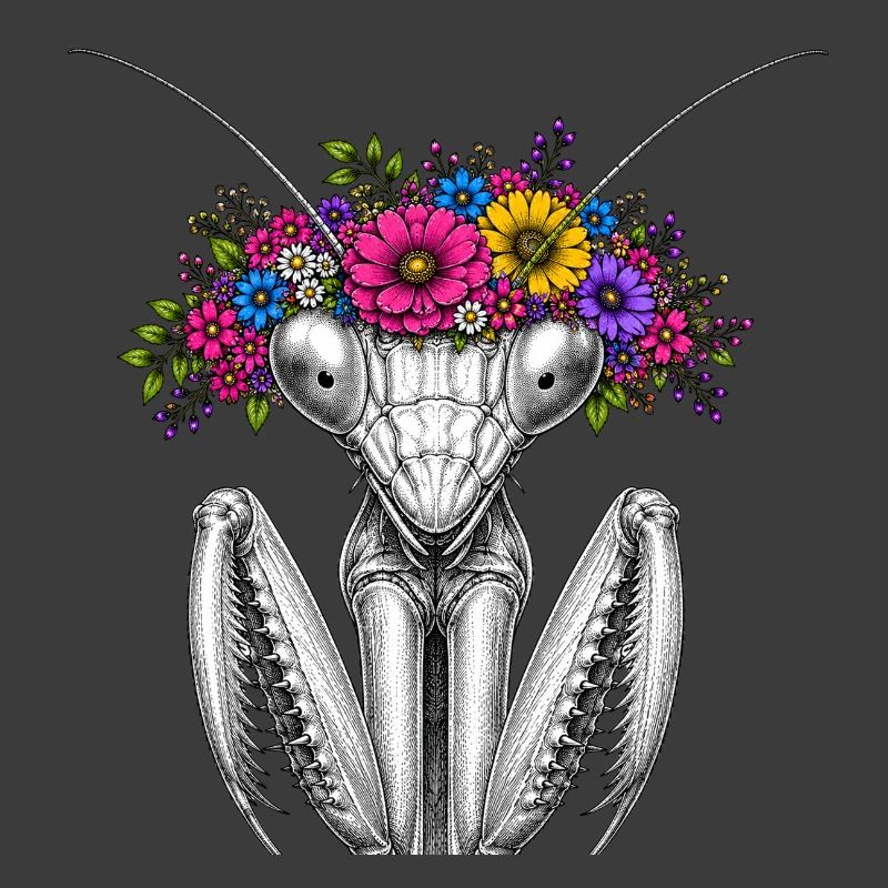 Couronne de fleurs Mantispin