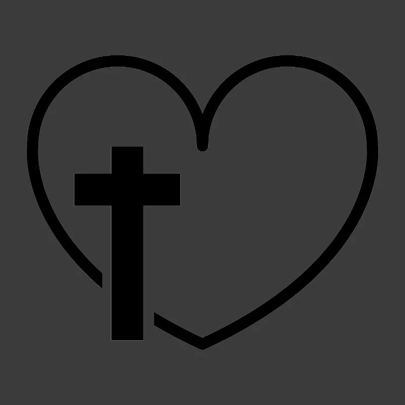 Croix de cœur
