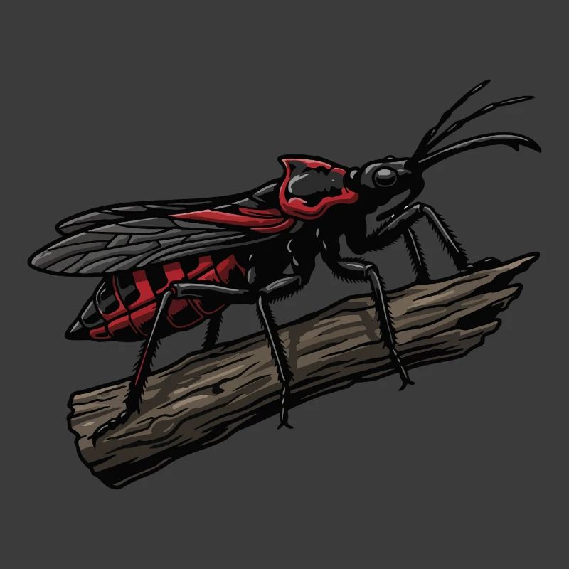 Bug Assassin Bug Hunter Red Strike Tattoo