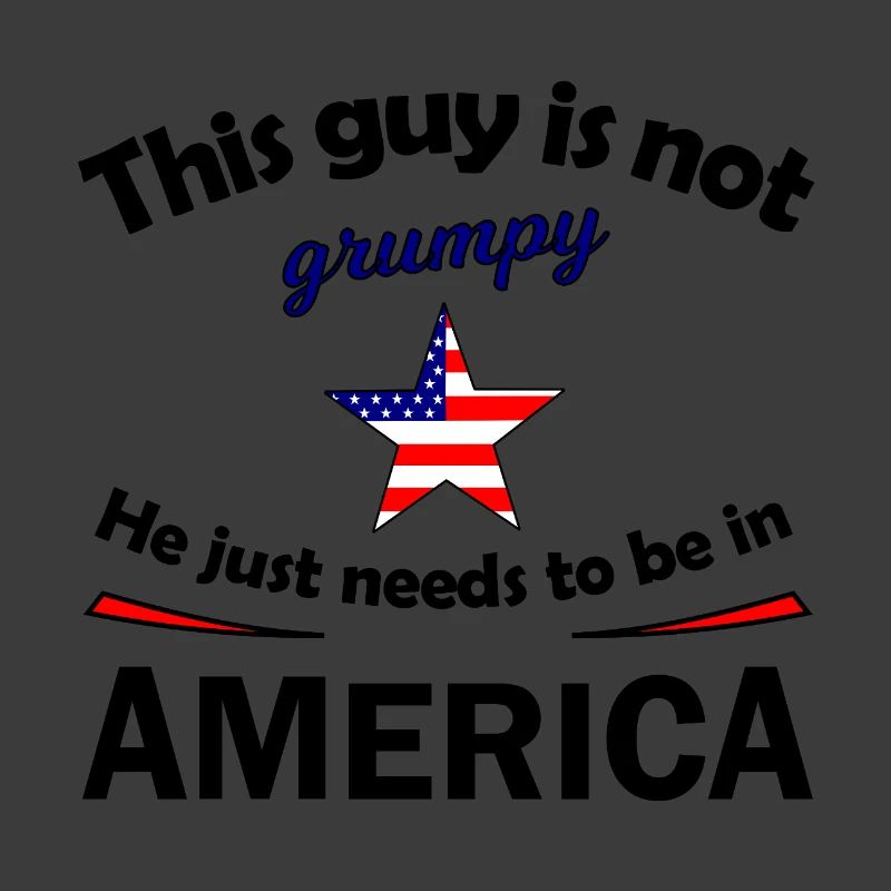 Grumpy Star avec étoile du drapeau américain