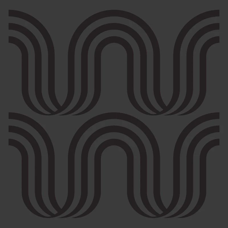 Wellenbogen-monochromes Muster