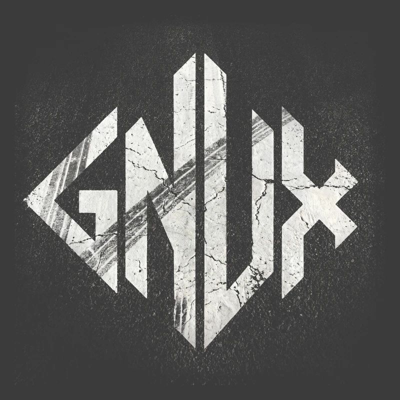 Geometrische Marmor-Glyphe