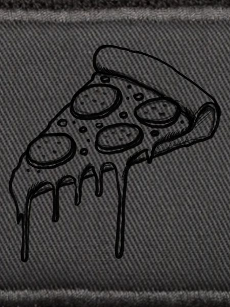 Saftiges Salami-Pizzastück - Illustration