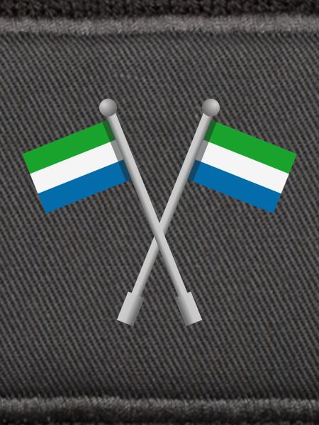 Sierra Leone-Flagge