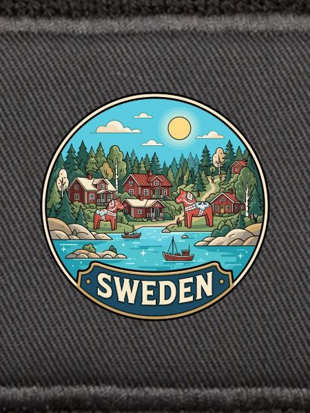 Schweden Reiseabzeichen Dala Pferdearchipel
