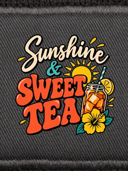Sonnenschein- und Süßtee-Sommer-Design