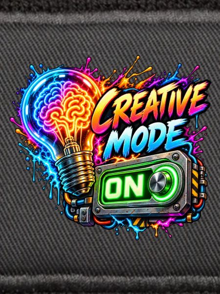 Kreativer Modus Neon Druck