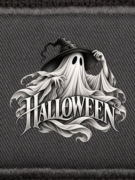 Halloween Geist mit Hut