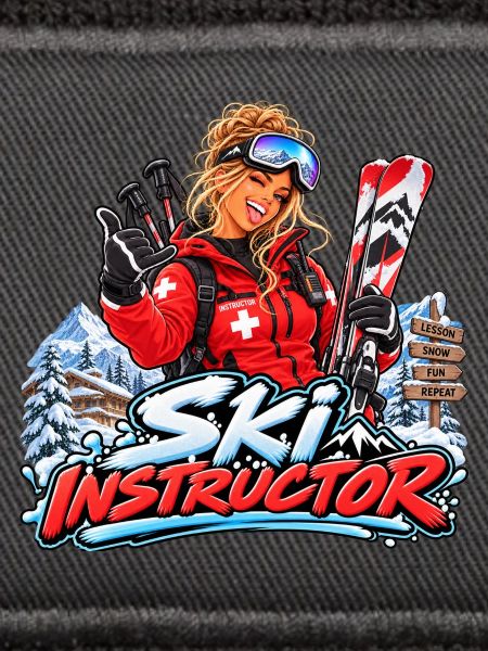 Dynamischer Skilehrer