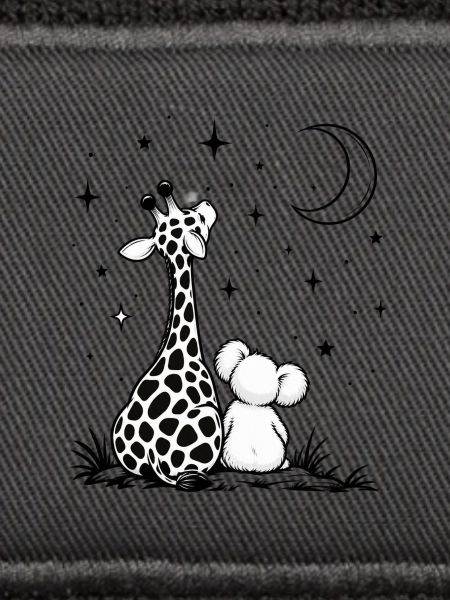Giraffenwelpen-Mondnacht