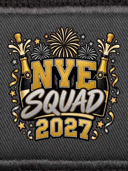 Silvester-Mannschaft 2021 Glitz