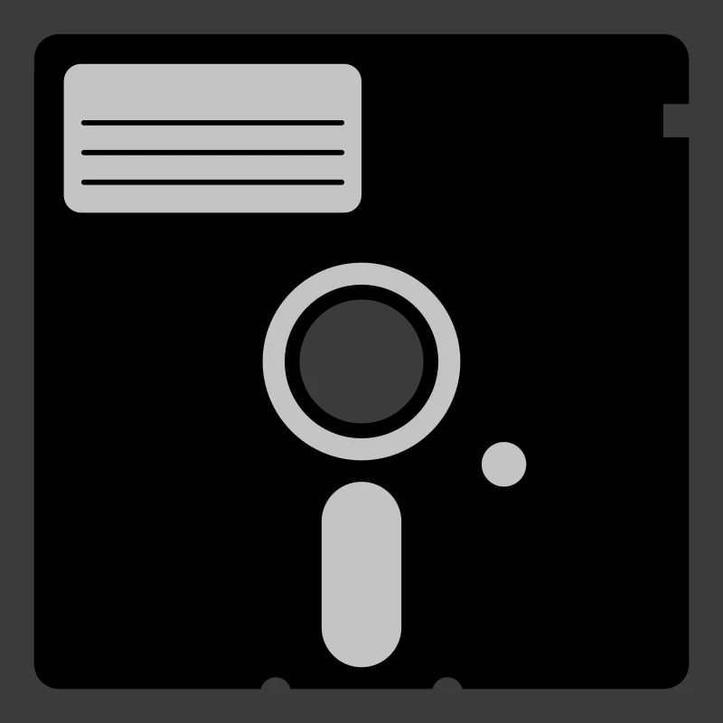 retro floppy disk