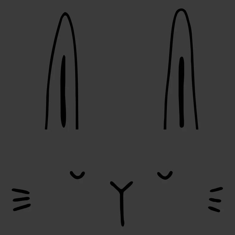 Hase Hasengesicht Gesicht Geschenkidee