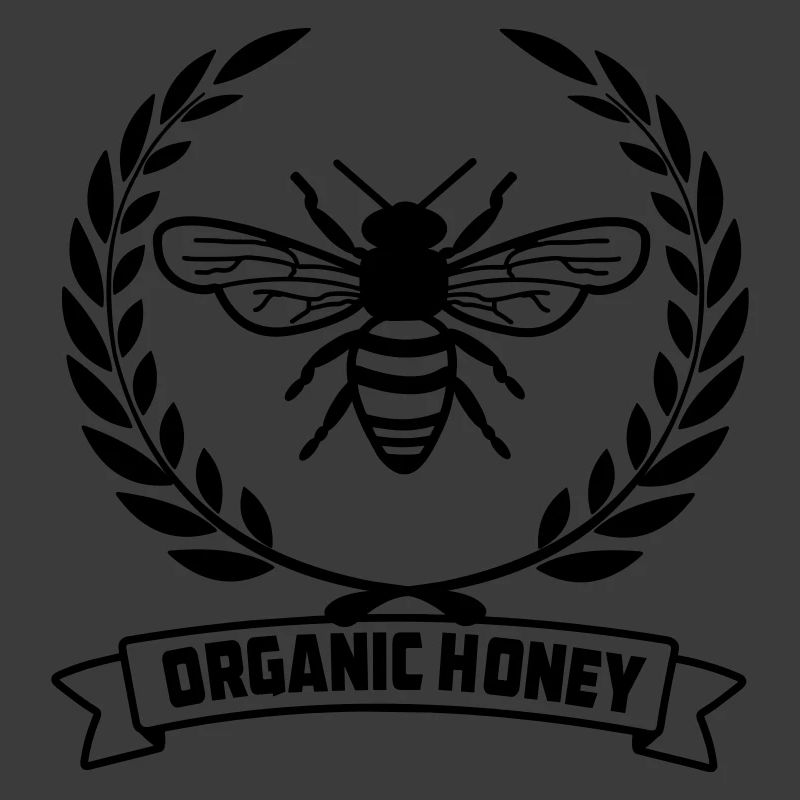 Bienen im Lorbeerkranz