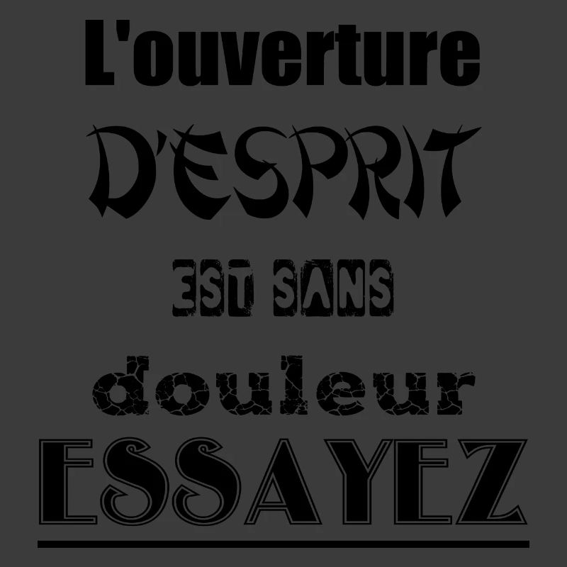 L'ouverture de la pensée est sans douleur