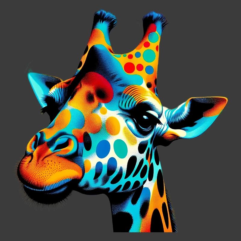 Giraffe Pop Art
