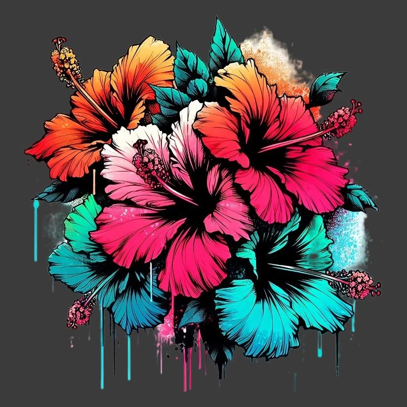 Fleurs d’hibiscus