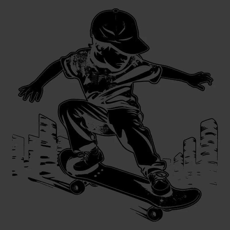 Skateboarding Junge