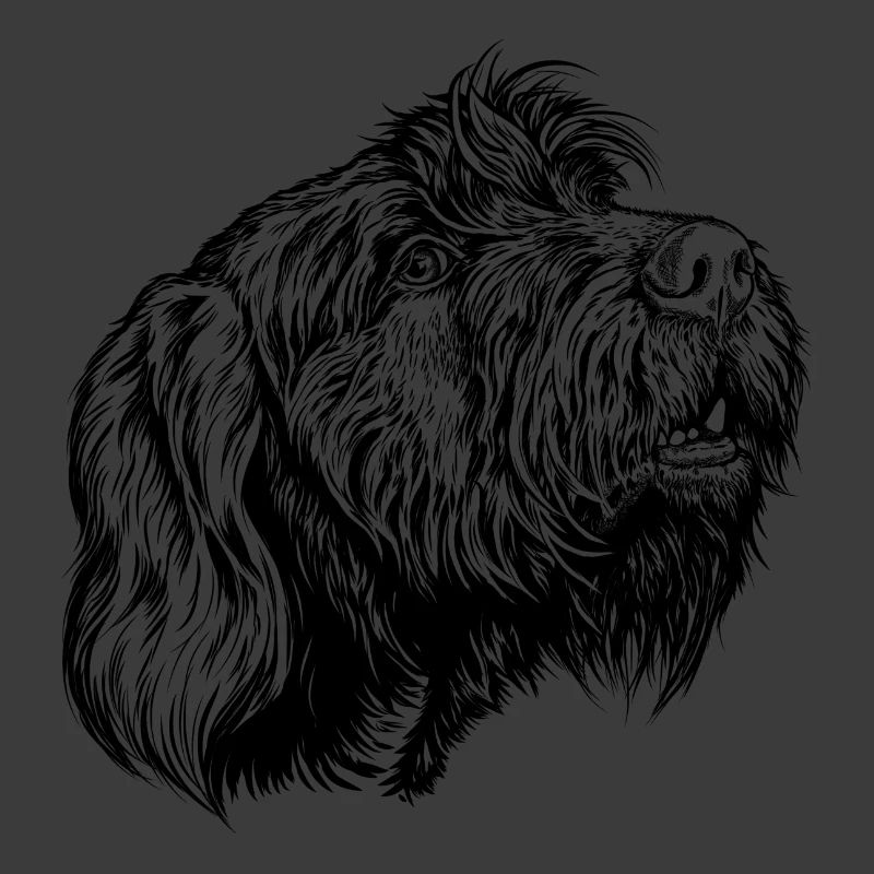 Pudelpointer redet mit