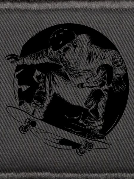 Skateboarder Comic-Stil
