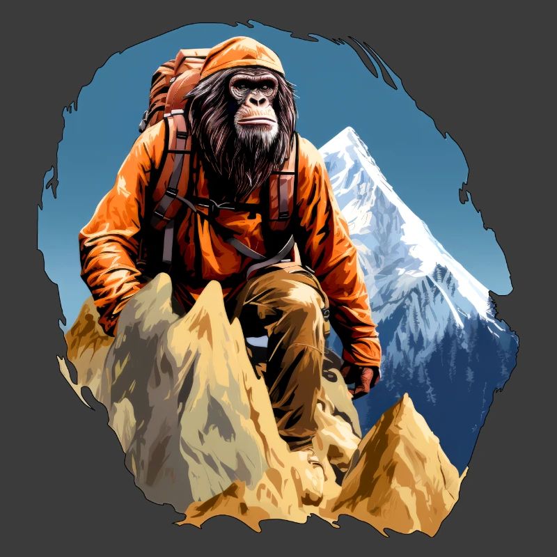 Monkey Mountaineer / Hiking Monkey