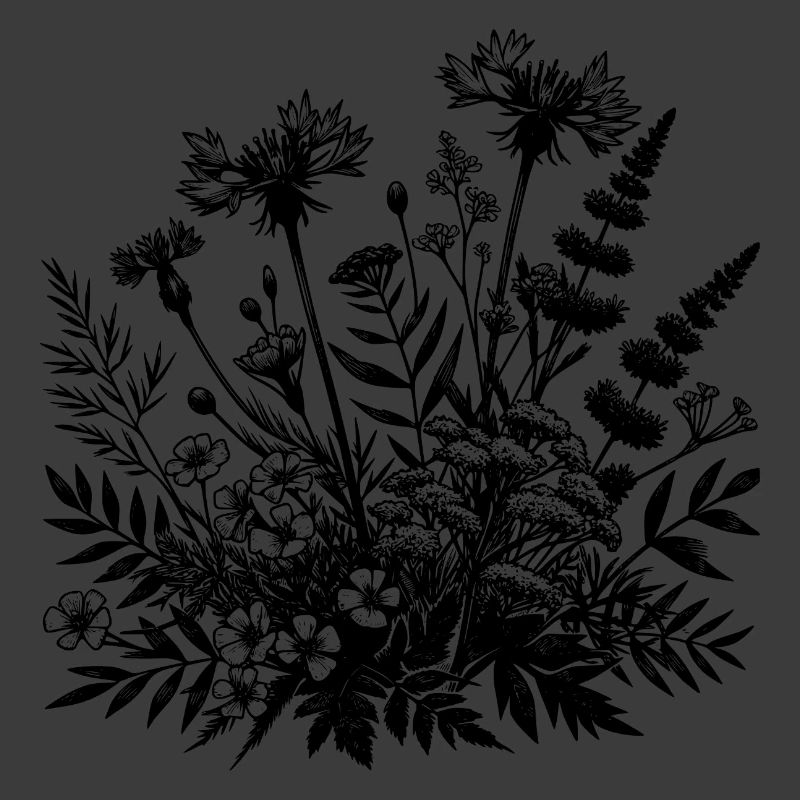 Blütentraum – Schlichte Blumenlinie