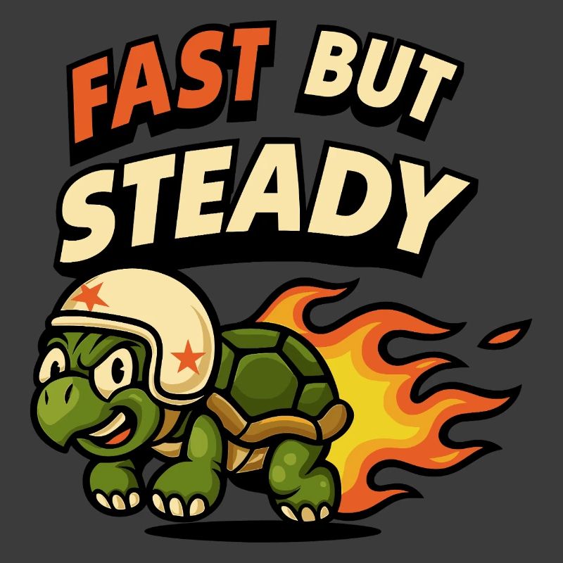 Conception de tortue rapide mais durable