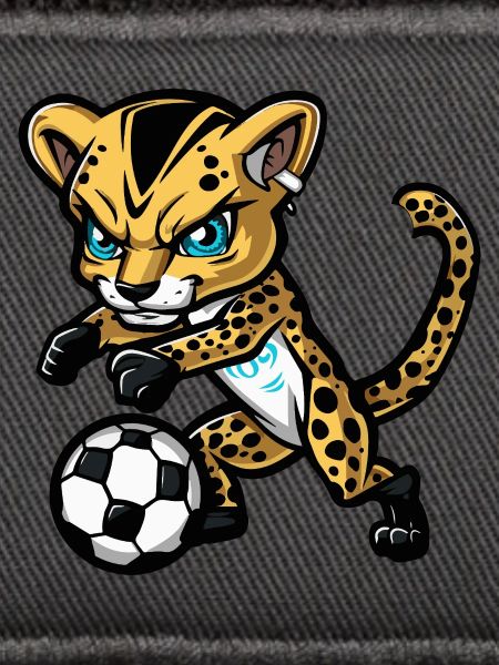 Gepard Fußball Comic