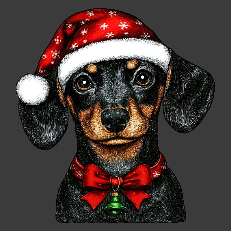 Weihnachten Dackel