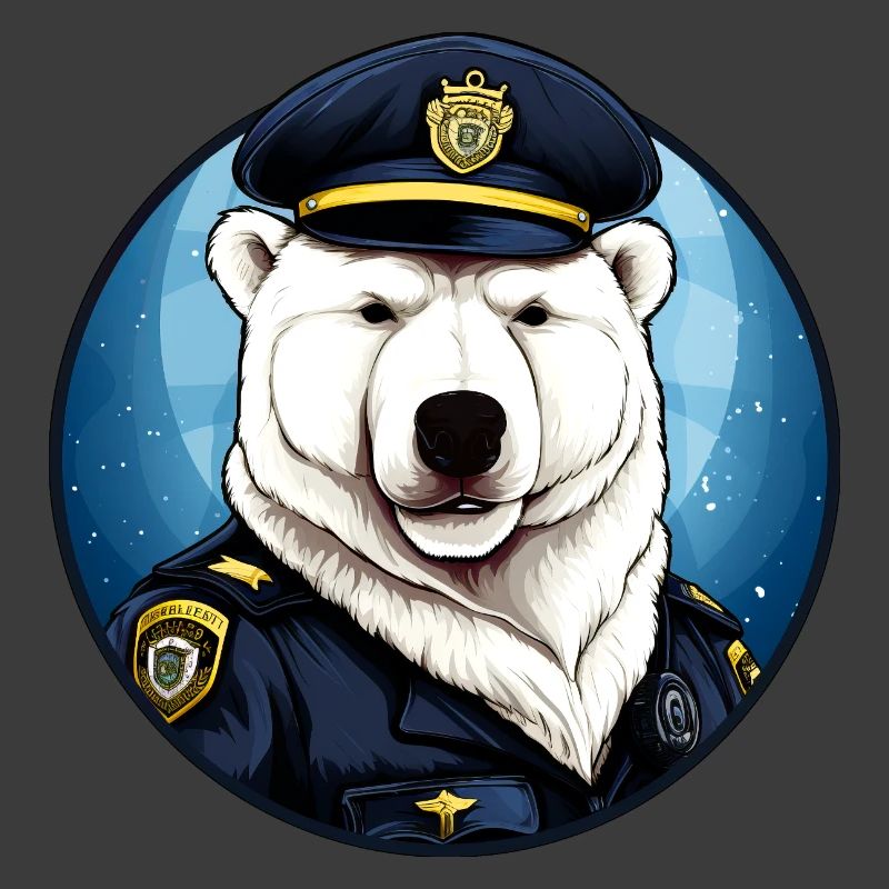 Eisbären Polizei