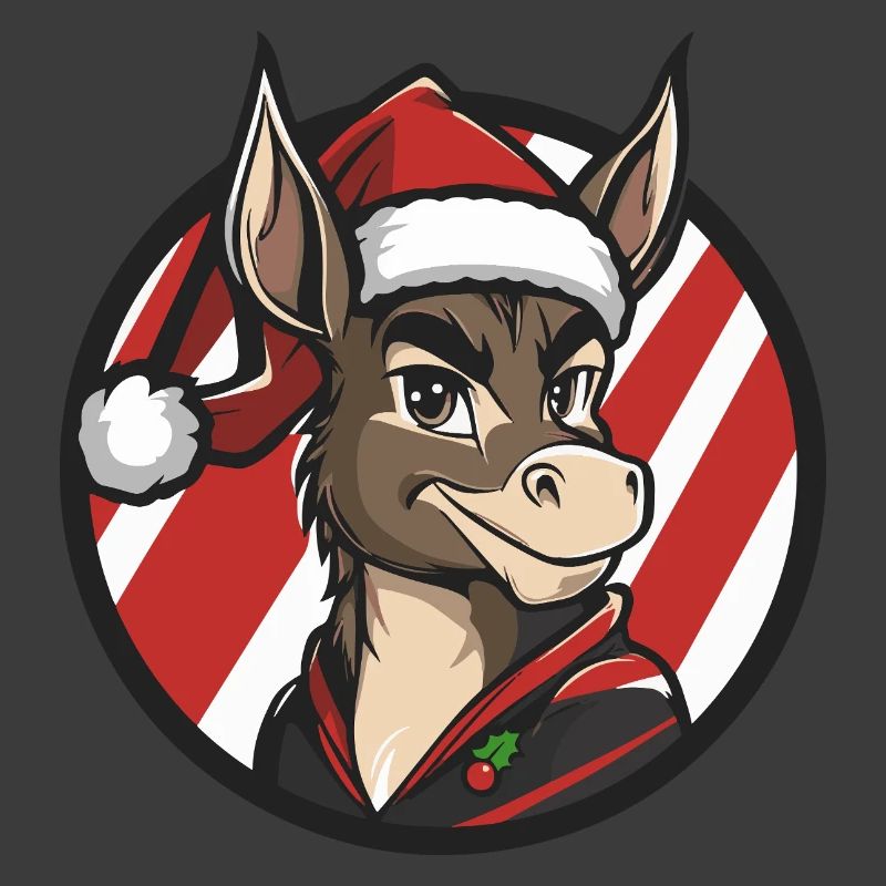 Santas Esel Motiv