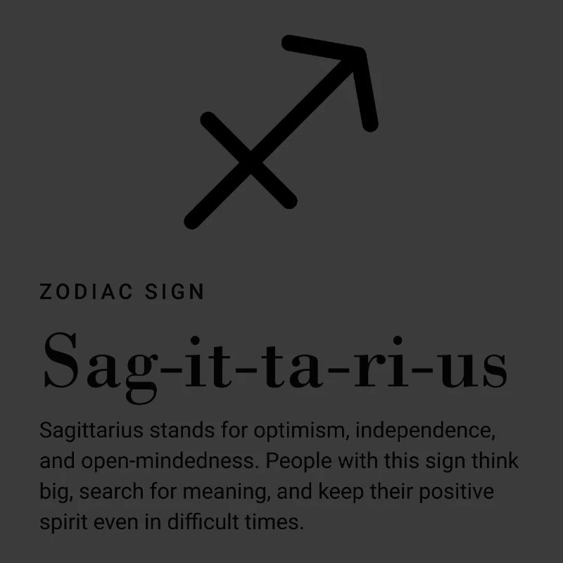 Sagittarius - Zodiac Sign
