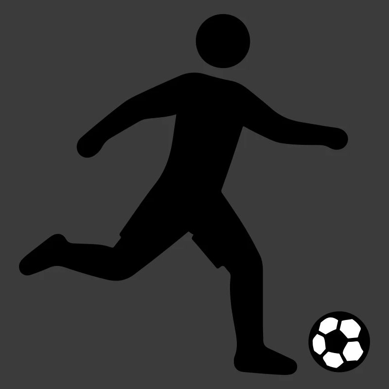 Fussballer Silhouette