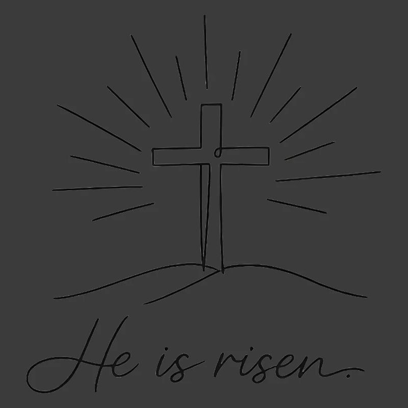 Crucifix He is Risen Easter Jesus