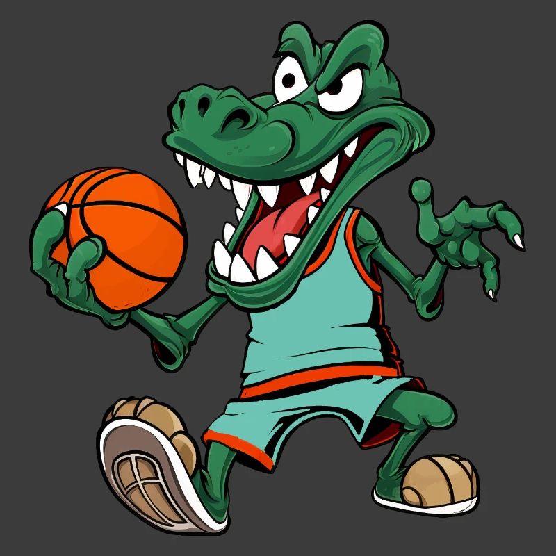 Basketballer Krokodil